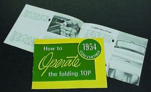 1954 Top Operation Manual