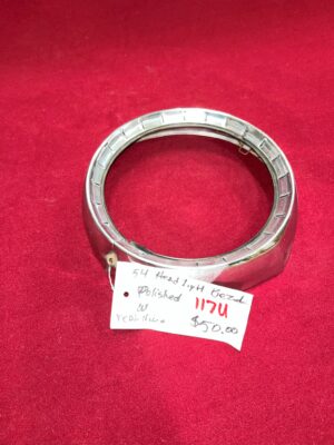 1954 Headlight Bezel  (Polished, Real Nice)