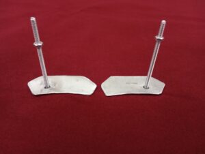1953-54 210/BELAIR REAR WINDOW UPPER CORNER STAINLESS CLIPS