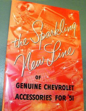 The Sparkling New Line of Genuine Chevrolet Accessories for '51