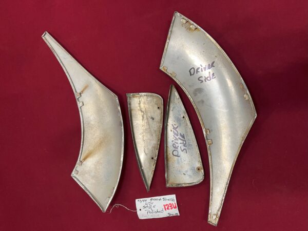 1953-1954 4 Door Gravel Shields (Polished, Set of 4) - Image 5