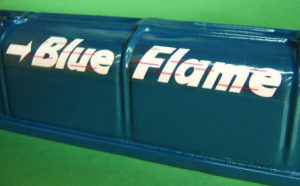Blue Flame Decal