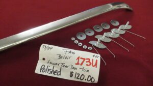 1953-1954 BelAir 4 Door Lower Rear Door Trim Passenger's Side
