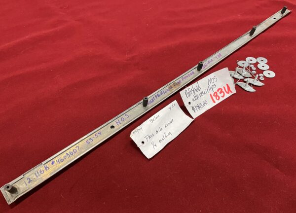 1953-1954 BelAir 4 Door Passenger's Side Lower Quarter Molding (N.O.S.) - Image 3