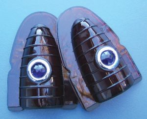 1954 Tail Light Blue Dot Lens