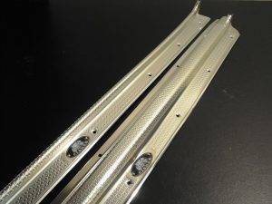 49-52 Original Stamped Hardtop/Convertible Door Sill Plates