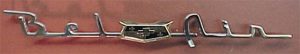 1953-1954 BelAir Script (Pair)