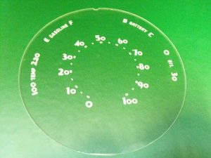 1949-1950 Chevrolet Speedometer Glass