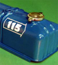 1953-1954 125 HP Valve Cover Decal for Standard Transmission