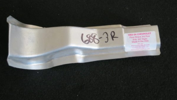 1953-1954 Short Floor Brace (3rd Row, Passenger Side)
