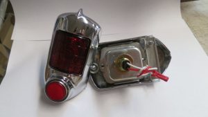 thumbnail image 2 of UPI LED Tail Light Assembly Pair – 1951-1952 Chevrolet Car, Deluxe Bel Air, Includes Gaskets, CTL5152LED 2 of 5