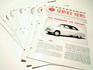 1951 Chevy Service Bulletin