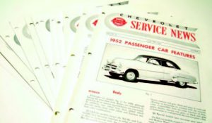 1952 Chevy Service Bulletin