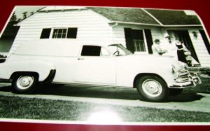 1951 Sedan Delivery Black & White Picture