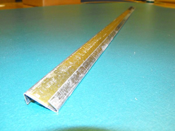 1949-1952 Bottom Metal Edge Strip Only