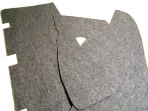 Custom Carpet Covered Trunk Cardboard for 1949-1952 Styleline Sedans