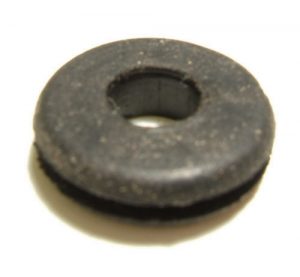 1953-1954 License Light Wire Grommet in Gravel Pan