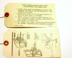 1954 Jack Tag