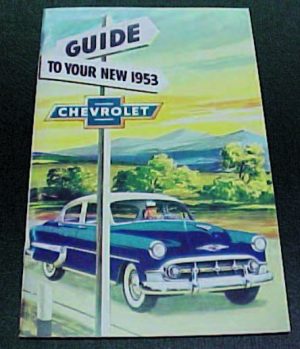 1953 Owners Manual