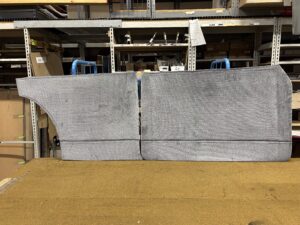 1949-1952 2 Door Styleline Cloth Door Panel Set - Gray