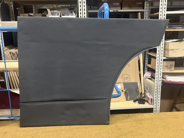 1953-1954 2 Door Leatherette Door Panel Set - Black - Image 3