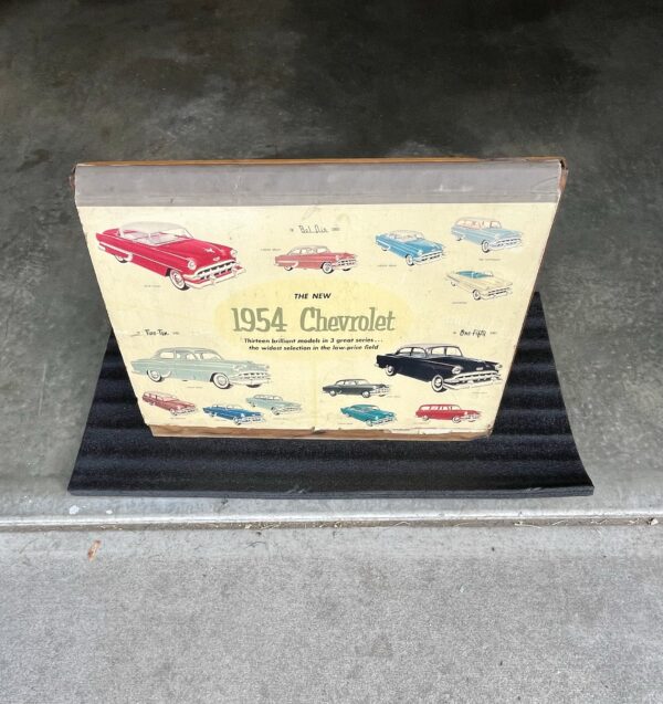 "The New 1954 Chevrolet" Flipboard Display From Dealership Sales Floor (Extremely Rare Vintage) - Image 13