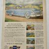 1952 Light Blue Chevrolet Styleline Deluxe Summer Mountains Magazine Advertisement - Image 2