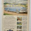 1952 Light Blue Chevrolet Styleline Deluxe Summer Mountains Magazine Advertisement