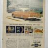 1952 Orange Chevrolet Bel Air With Blue Sky Magazine Advertisement