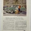 1953 Green Chevrolet Bel Air Sport Coupe Busy Shopping Magazine Advertisement - Image 2
