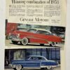 1953 GM Cars Two Page Fold Magazine Advertisement - Image 4