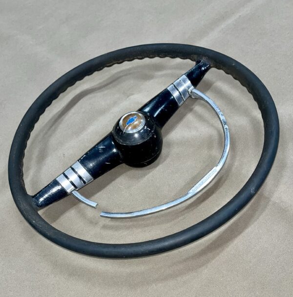 1949-1950 Deluxe Steering Wheel With Horn Button And Horn Ring - Image 3