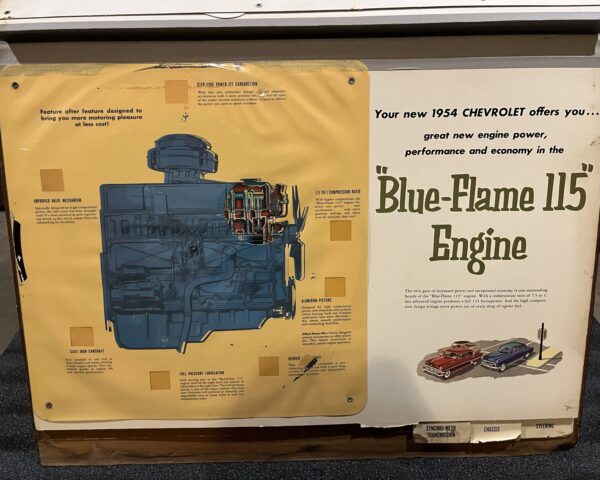 "The New 1954 Chevrolet" Flipboard Display From Dealership Sales Floor (Extremely Rare Vintage) - Image 9