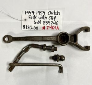 1949-1954 Clutch Fork with Clip GM Part 839240