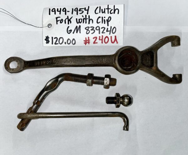 1949-1954 Clutch Fork with Clip GM Part 839240 - Image 3