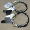 1951-1954 Emergency Brake Cables and Brackets Set