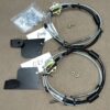 1951-1954 Emergency Brake Cables and Brackets Set - Image 2
